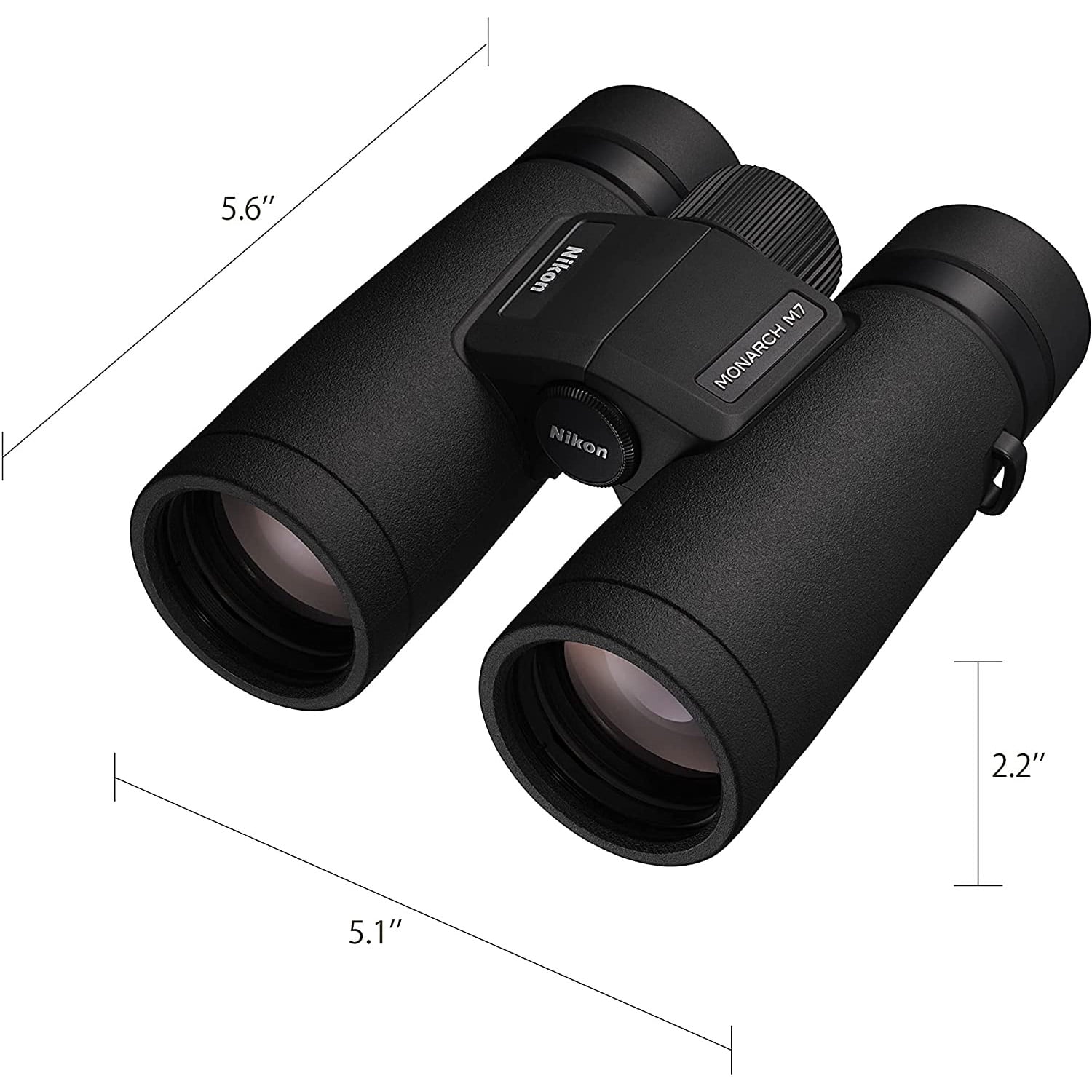 Nikon Monarch M7 Binoculars, 8x42, ED Lenses, Water/Fog Proof - 16765