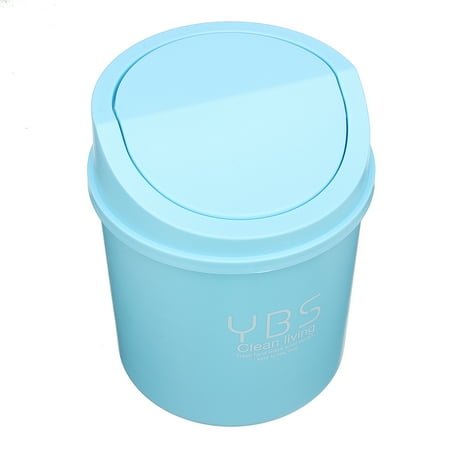 Mini Countertop Trash Can 5 6 Plastic Swing Top Trash Bin