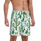 thumbnail image 2 of Balery Cactus Plants1 Pantalones cortos de pijama de punto de algodón para hombre con cinturilla y bolsillos-Medium, 2 of 6