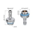 thumbnail image 2 of Uxcell Hose Barb Fittings G1/4 x 6mm Thread Male Brass Pipe Fitting Adapter for Water Cooling System Pack of 6, 2 of 4