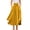 Yellow, variant on sicmoss Women's Yellow High Waisted Bohemian Maxi Skirt, Side Slit Flowy with Pockets