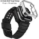 thumbnail image 2 of Compatible con Apple Watch Band 45mm 44mm 42mm con estuche, correas deportivas resistentes con estuche protector elevado [amortiguador] para Iwatch Se Series 7 6 5, 2 of 5