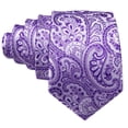 thumbnail image 4 of Set de corbatas Barry.Wang de seda tejida con cachemir, 150 cm, 4 of 7