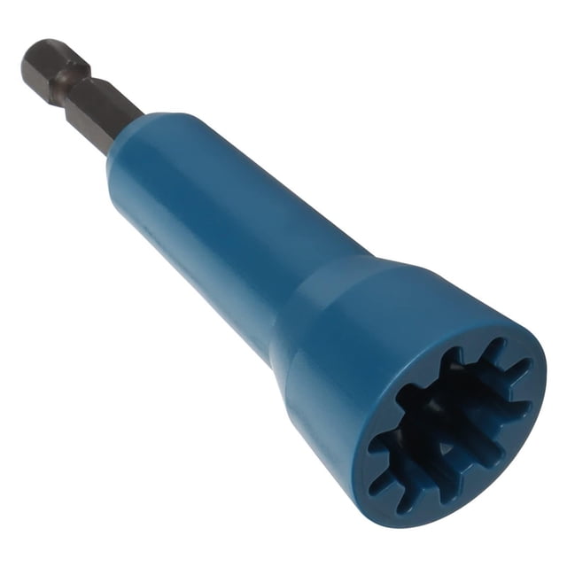 TFixol Efficient Wire Twisting Tool with Rotating Nut Driver for Secure Connections - Blue