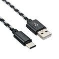 thumbnail image 3 of Yeacher USB Type C Cable Charging Data Cable Type-C Phone Cable Data Sync Nylon Braided Replacement for Black, 3 of 7