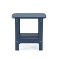 thumbnail image 3 of Backyard Lifestyles Outdoor Side Table with Shelf - Polycarbonate - Navy Blue, 3 of 4
