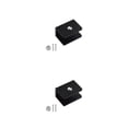 thumbnail image 1 of Soportes de pared Billuyoard Cuadrado negro M 2Conjunto, 1 of 6
