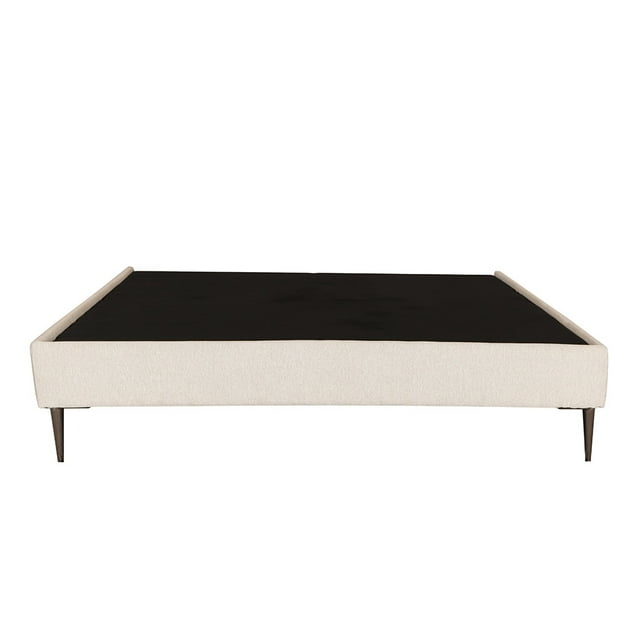 Box Base Cama Slim Individual Beige claro