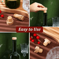 thumbnail image 3 of 100Pc Wine Bottle Cork T Shaped Cork Plugs for Wine Cork Wine Stopper Reusable Wine Corks Wooden and Rubber Wine Stopper, 3 of 6