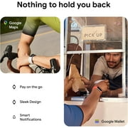 Charge 6 Fitness Tracker with Google apps, Heart Rate on Exercise Equipment, 6-Months Premium Membership Included, GPS, Health Tools and More, Obsidian/Black, One Size (S & L Bands Included)