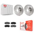 thumbnail image 1 of Transit Auto Front Disc Brake Rotors and Semi-Metallic Pads Kit for Car Toyota Yaris iA Scion K8S-102769, 1 of 11