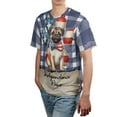 thumbnail image 4 of Patriotic Pug 4th of July Independence Paws All Over Print 3D Shirt Unisex Merch Dog Lover Gifts - 02010, 4 of 6