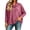 Hot Pink, variant on yillto Womens Cowl Neck Shirts Loose Long Sleeve Plain Blouses Fashion Dressy Work Tops Outfits