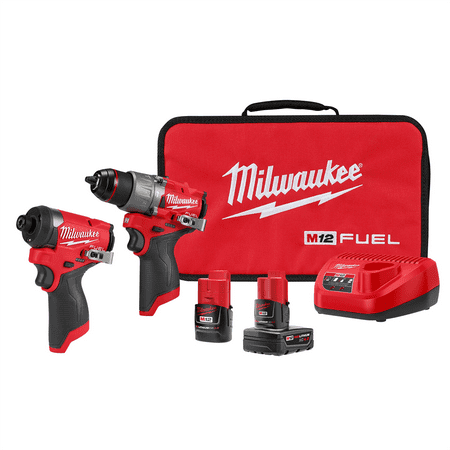 Milwaukee 3497-22 M12 FUEL 2-Tool Combo Kit with Drill/Impact Driver