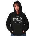 thumbnail image 3 of Country Strong Logo Western Cowboy Unisex Plus Fleece Graphic Hoodie Brisco Brands 4X, 3 of 5