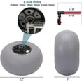 thumbnail image 6 of Bonnlo 12" Balloon Wheels, Heavy-Duty Sand Wheels for Beach Cart Kayak Garden Cart (2 Pack), 6 of 9