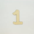 thumbnail image 1 of 1 Pc, 5 Inch X 1/4 Inch Thick Walt Disney Numbers 1 For Kids Rooms & Childrens Craft Projects, 1 of 3