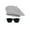 Light Grey, variant on 1950s Beatnik Hipster Combo Kit Beret and Sunglass, Red