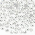thumbnail image 1 of Round Crystal Rhinestones Flat Back Glue Fix Gems for Nail Art and Craft Embellishments, 1 of 6