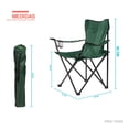 thumbnail image 2 of Silla Plegable Compacta THE FINIX Portátil Camping Exterior Verde 6.49 pulg, 2 of 7