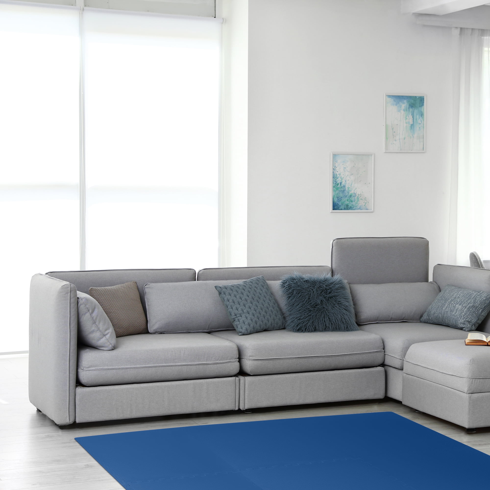 We Sell Mats 3/4 Inch Thick Multipurpose EVA Foam Floor Tiles, Interlocking Floor Mat for Indoor Gym, and Home Use