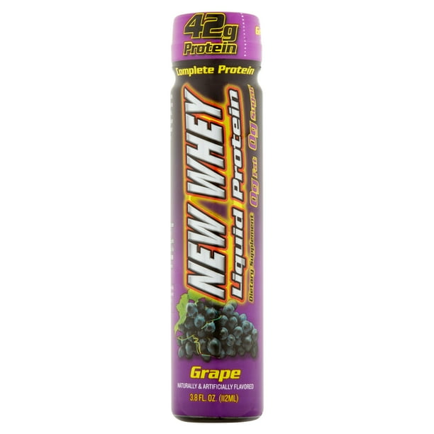 New Whey Protein Drink, 42 Grams of Protein, Grape, 3.8 Oz, 12 Ct