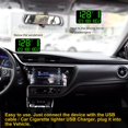 thumbnail image 1 of C90 Digital GPS Velocímetro Car HUD Head Up Display Sistema de alarma de exceso de velocidad Ndcxsfigh Accesorios para autos y motos, 1 of 8