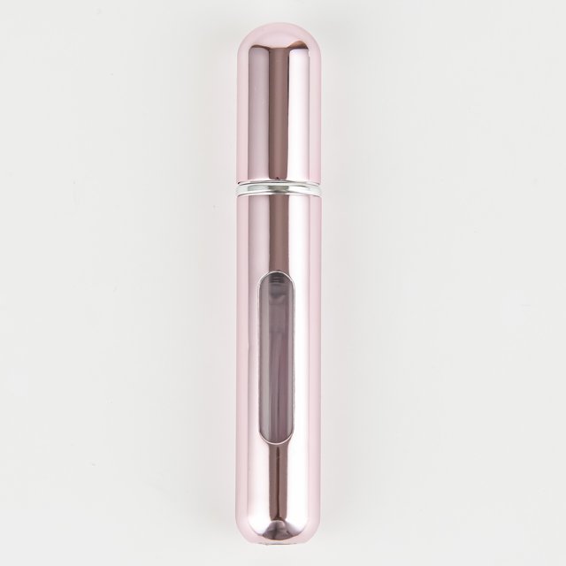 Atomizador de Perfume portátil, contenedor de líquido para cosméticos, Mini espray de aluminio para viaje, botella rellenable vacía, 8ml/5ml
