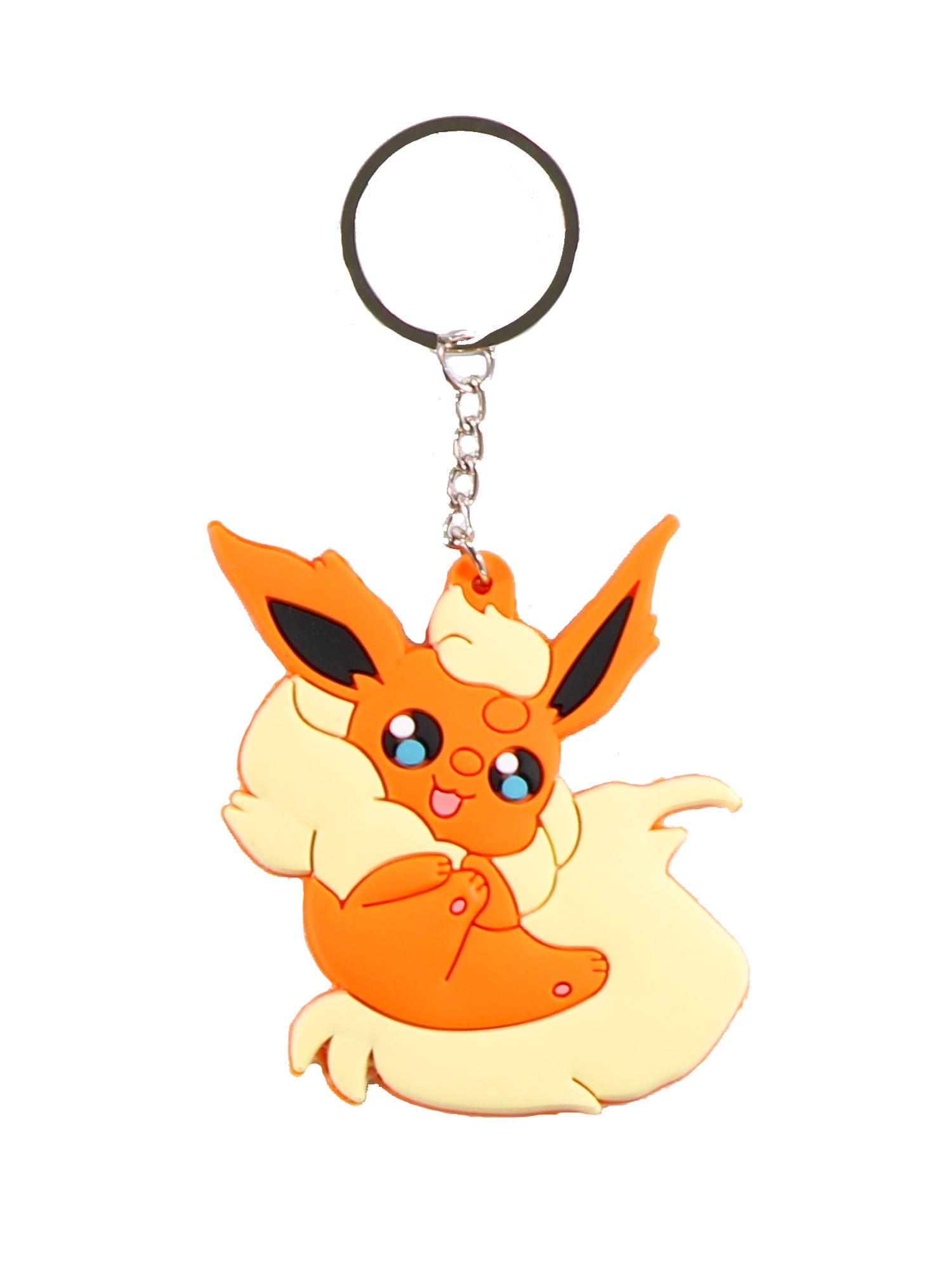 Pokemon Rubber Keychain Large 3 Inches Flareon