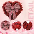 thumbnail image 2 of RBCKVXZ Valentine's Day Heart Wreath, Artificial Flower Wreaths for Front Door with Artificial Red Roses for Gifts Anniversary Wedding Candlelight Dinner Decor, 2 of 7