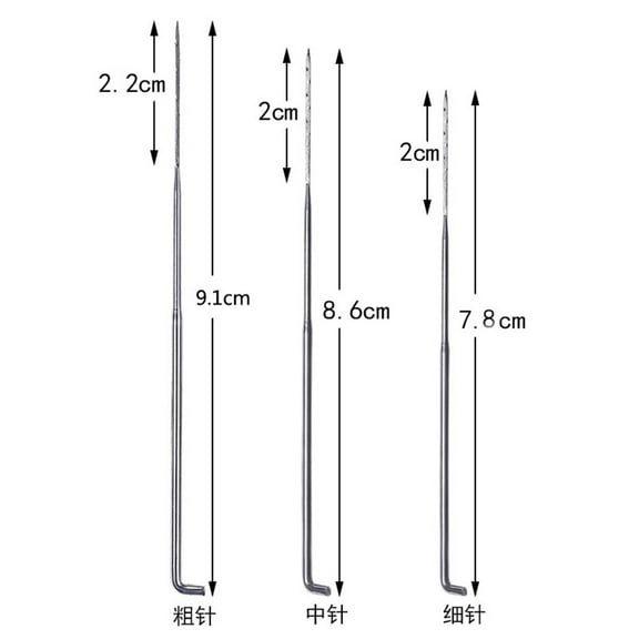 30 Pcs Embroidery Pin Needle Felting Needles Needle Felting Tools Embroidery Needle Knitting Needles