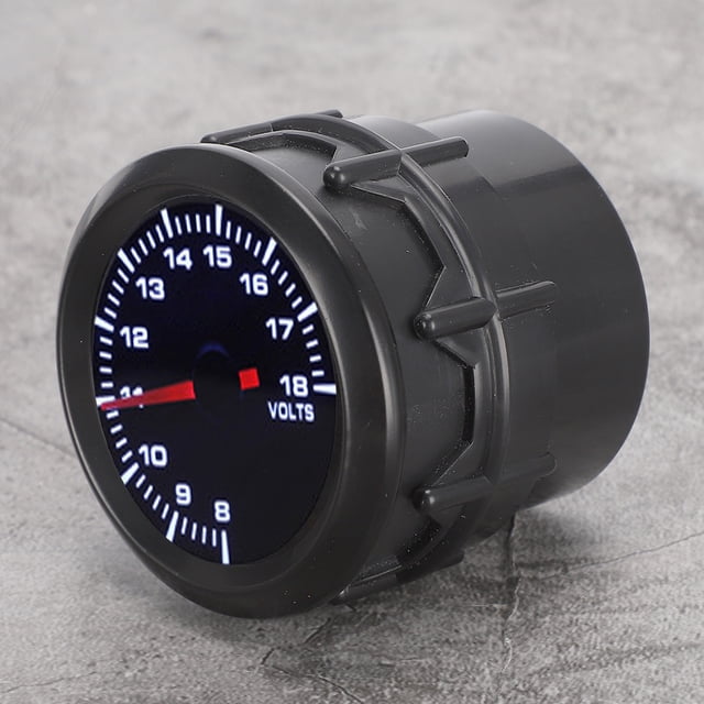 Voltímetro 52 Mm / 2 Pulgadas Voltímetro LED De Un Solo Color Medidor De Tablero Instrumento De Modificación Del Automóvil