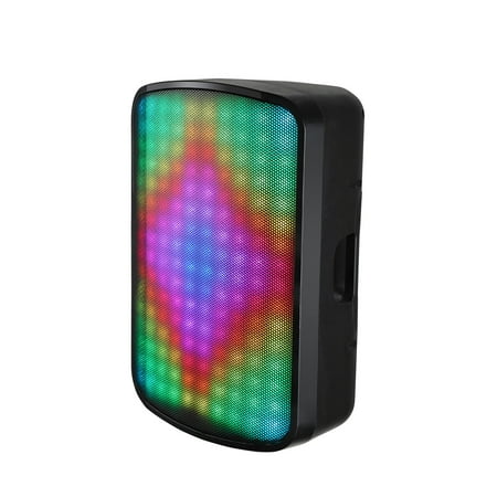 QFX - 15" Rechargeable BT Speaker Liquid Motion Lights - Black