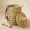 Beige Colors, variant on Decorative African Basket with Lid and Handles, 15" Wide, 19" Tall (WhiteColors)