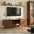 thumbnail image 2 of Butler Specialty Drayton Modern Wood Entertainment Console In Brown, 2 of 6