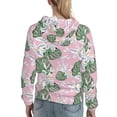 thumbnail image 7 of Xecao Lilies Flowers Pattern Hoodies for Women Sweatshirts Long Sleeve Sweatshirts Pullover Outfits with Pocket-Large, 7 of 7