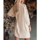 thumbnail image 1 of Vestido de cintura suelta con cuello en V profundo de verano para mujer vestido de hombro de encaje floral fluido de manga tres cuartos informal ANGGREK  Otros, 1 of 6