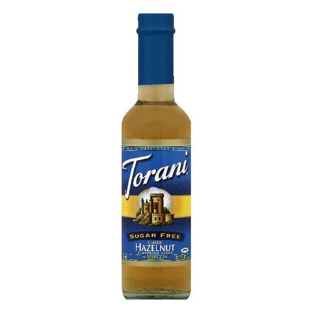 Torani Sugar Free Classic Hazelnut Flavoring Syrup, 12.7 OZ (Pack of 4