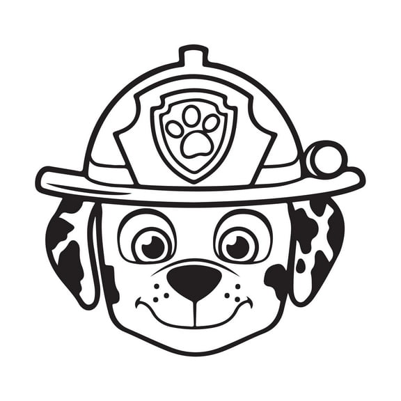 Cute Police Cartoon Dog Kids Room Vinyl Decor Wall Art Sticker Designs Vinyl Stickers For Home House Walls Rooms Windows Bedroom Decoration Size (26x26 inch)