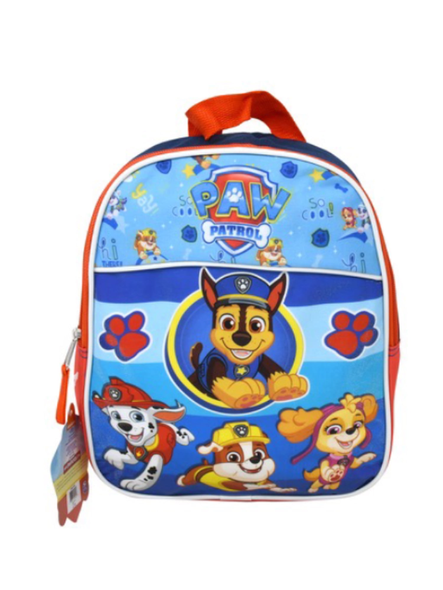 Boys Rolling Backpack School Book Travel w/ Color Pencils Paw Patrol Team PUPS 