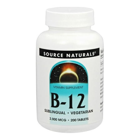 Source Naturals - B12 2000 mcg. - 200 Tablet(s)