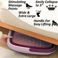 thumbnail image 5 of Extra Large Collapsible Foot Bath Soaking Basin Tub: Foot Spa Bucket, Pedicure Foot Spa Products, Soaker Bowl, The Foot Medic, Pink, 5 of 5