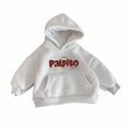 thumbnail image 2 of KAUOD Toddler Girls Fleece Long Sleeve Hoodies Cute Graphic Casual Hooded Sweatshirts Fall Trendy Oversized School Pullover Pockets, 2 of 5