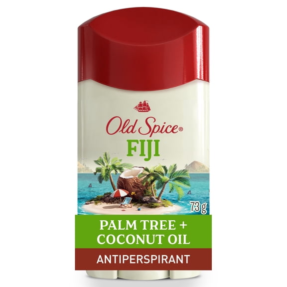 Old Spice Men's Antiperspirant & Deodorant Fiji with Palm Tree, 24/7 Sweat Protection
