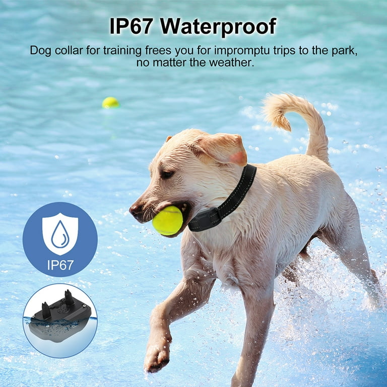 Medium Electronic Pet Vibrate Collar 3300FT Remote Training IP67 Waterproof Fits All Breeds Walmart