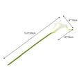 thumbnail image 3 of White Calla Lilies, Artificial Lily Flowers, 10Pcs 35cm Fake Flowers for Wedding Bouquet Home Vase Table Centerpiece Decor, 3 of 7