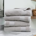 thumbnail image 1 of Juego de Toallas de Baño de 4 Piezas de Hotel de Lujo en Gris Claro: Suaves y Absorbentes para un Secado Rápido de Comfort Canopy, 1 of 14