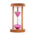 thumbnail image 2 of 10 Min Vintage Hourglass Sand Timer Sandglass Clock Home Study Room Office pink, 2 of 4