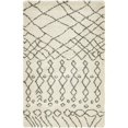 thumbnail image 1 of Unique Loom Tapis Design Noma Rabat Shag 5' x 8' Rectangle Ivoire/gris, 1 of 1