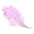thumbnail image 1 of Unique Bargains 10-12 Inch Turkey Feathers, 1 Set Fluffy Bulk Natural Feathers for Crafts, Purple, 1 of 5
